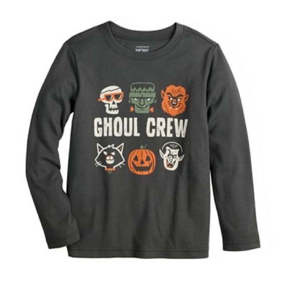 🤩 4/$20 Baby Boys Long Sleeve Fall Halloween Tee
